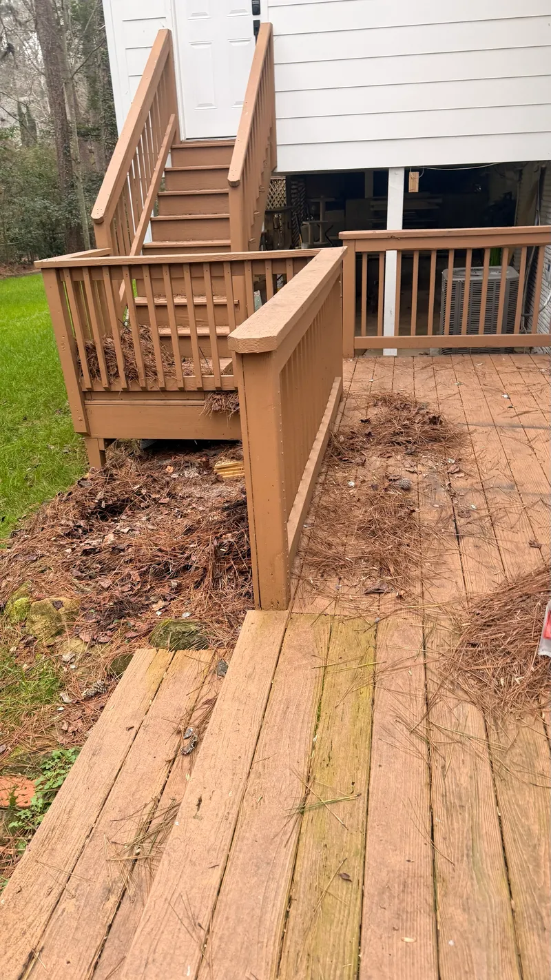 Deck Remodeling Junk Recycling