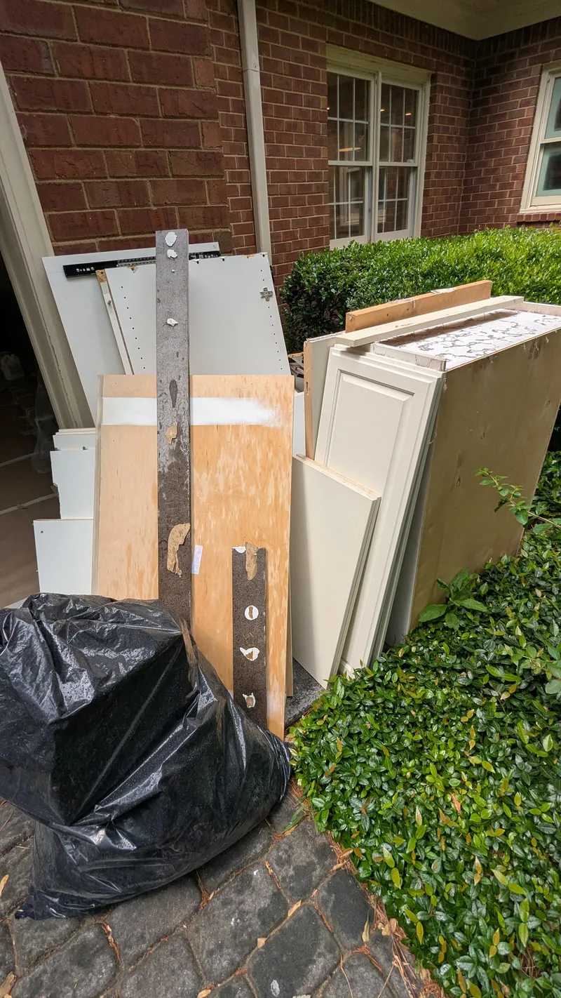 Cabinet Remodeling Debris Disposal