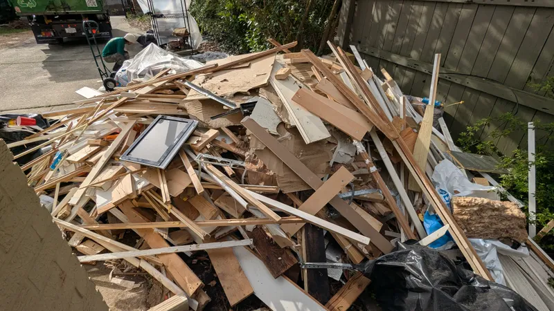 Complete Yard Junk Clean Up